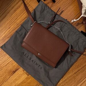 All Saints Brown Crossbody Bag